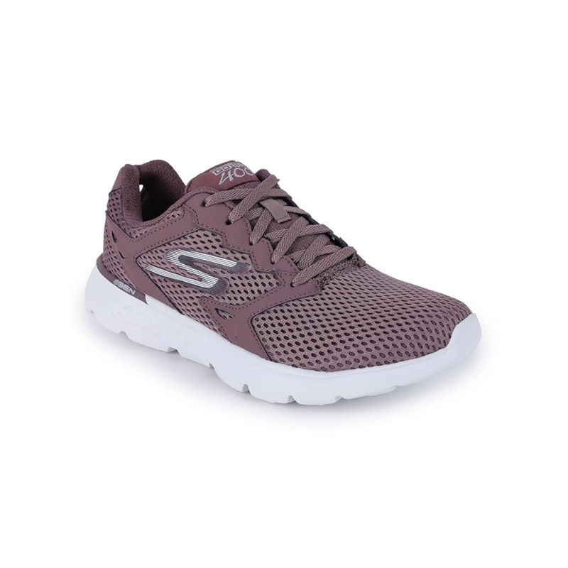 SKECHERS Women Go Run 400 Mauve Running Shoes (UK 3)