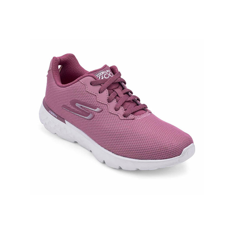 SKECHERS Women Go Run 400 Mauve Running Shoes (UK 3)