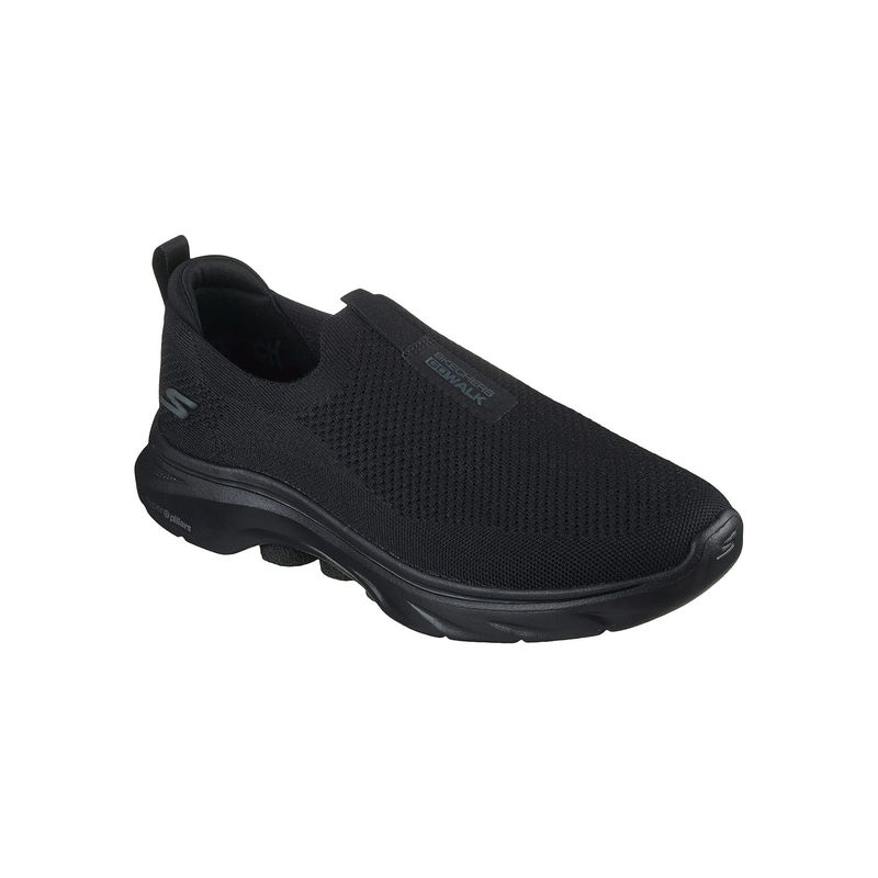 SKECHERS Men Go Walk 7 Black Walking Shoes (UK 10)