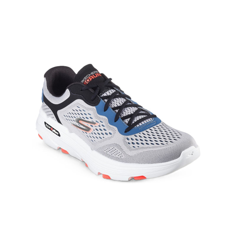 SKECHERS Men Go Run 7 Grey Running Shoes (UK 6)