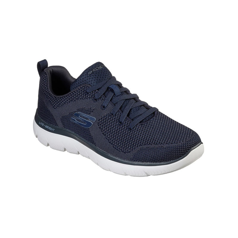 SKECHERS Men Summits - Brisbane Navy Blue Running Shoes (UK 6)