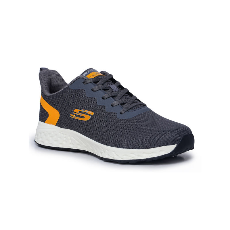SKECHERS Men Terrenex Charcoal Running Shoes (UK 8)