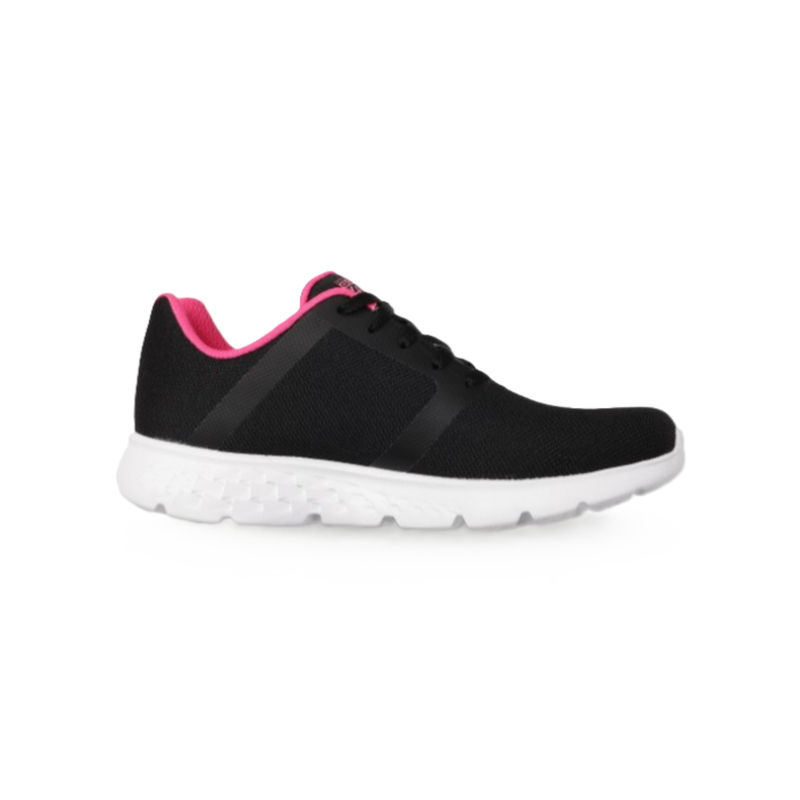 SKECHERS Women Go Run 400 Black Running Shoes (UK 4)