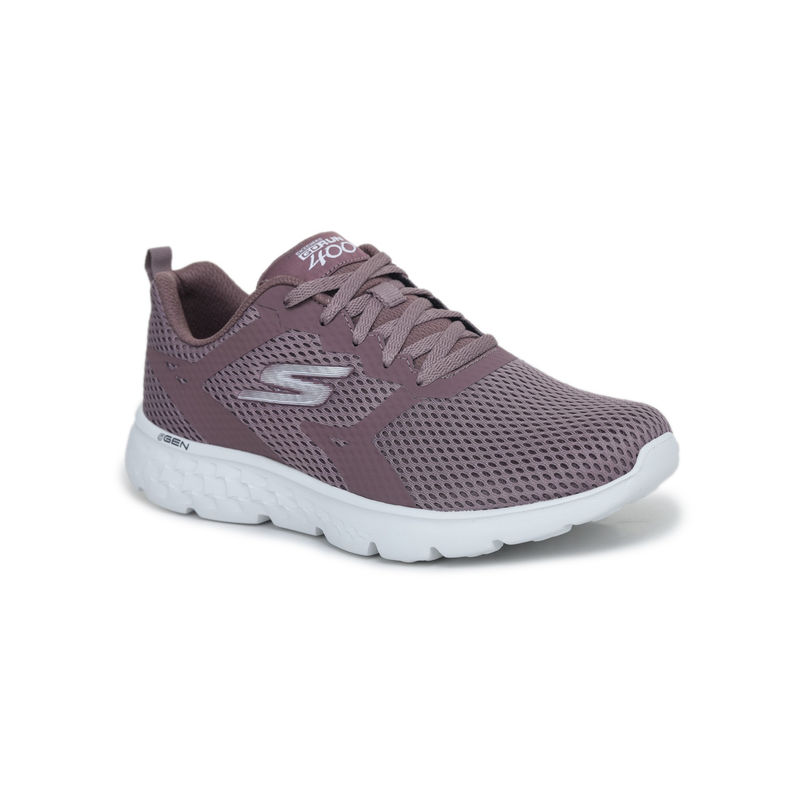 SKECHERS Women Go Run 400 Mauve Running Shoes (UK 4)