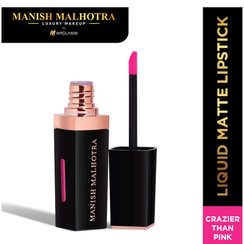 MyGlamm Manish Malhotra Beauty Liquid Matte Lipstick-Crazier Than Pink