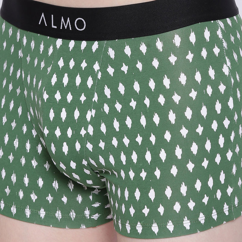 Almo Rico Organic Cotton Printed Trunk - Green (L)