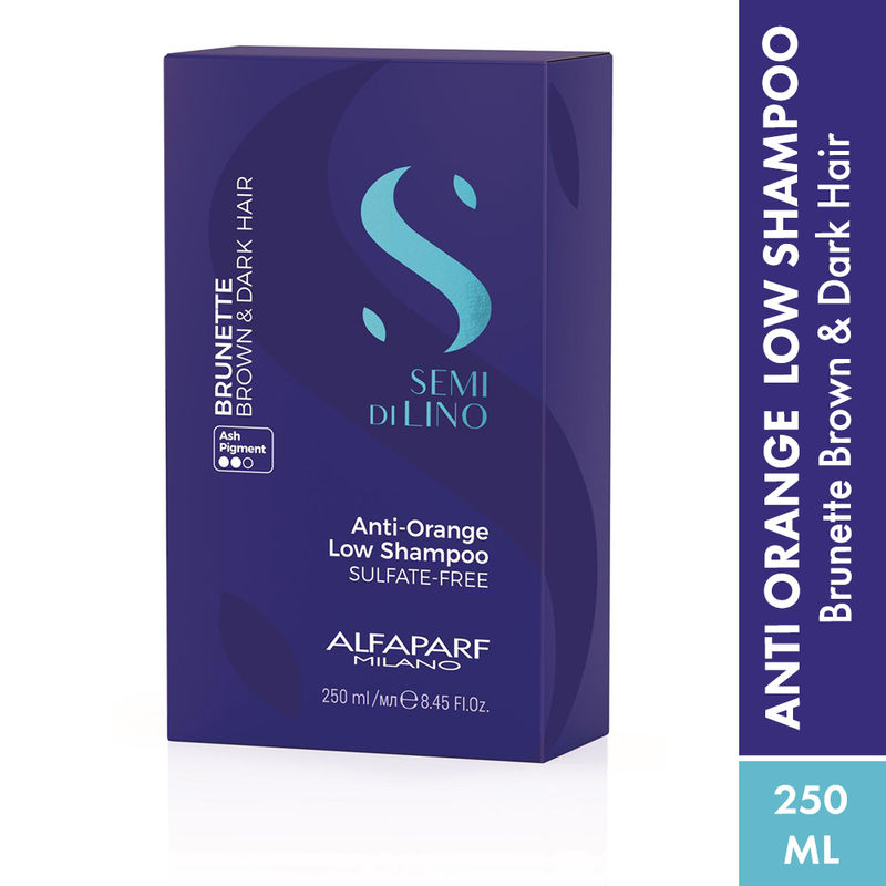ALFAPARF MILANO Semi Di Lino Brunette Anti-Orange Low Shampoo