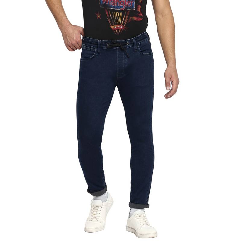 Buy Wrangler Men Bostin Blue Rinse Slim Fit Jeans Online