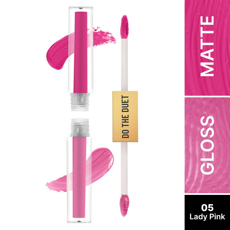 Swiss Beauty Select Do The Duet Lipstick - 5 Lady Pink