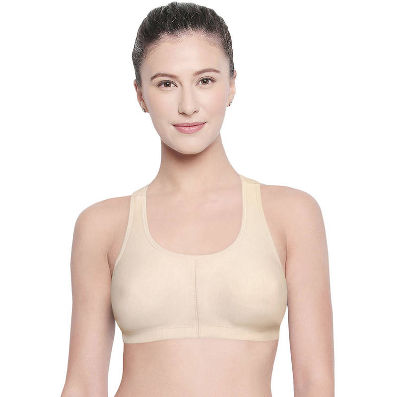 Bodycare Women Cotton Spandex Full Coverage Non Padded Sports (34B)
