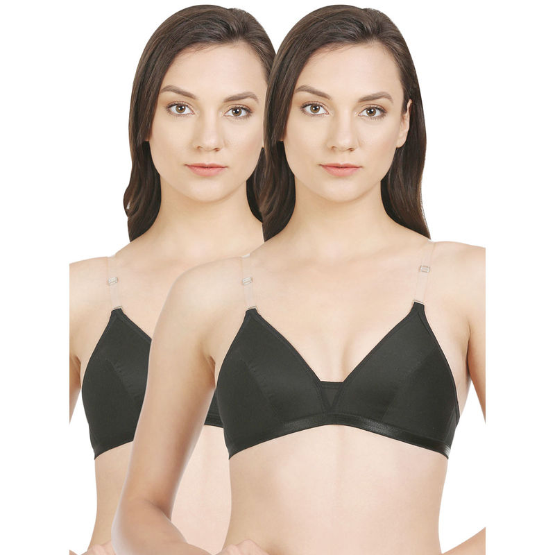 Bodycare Women Cotton Full Coverage Heavily Padded Regular Bra (Pack of 2) (38B)