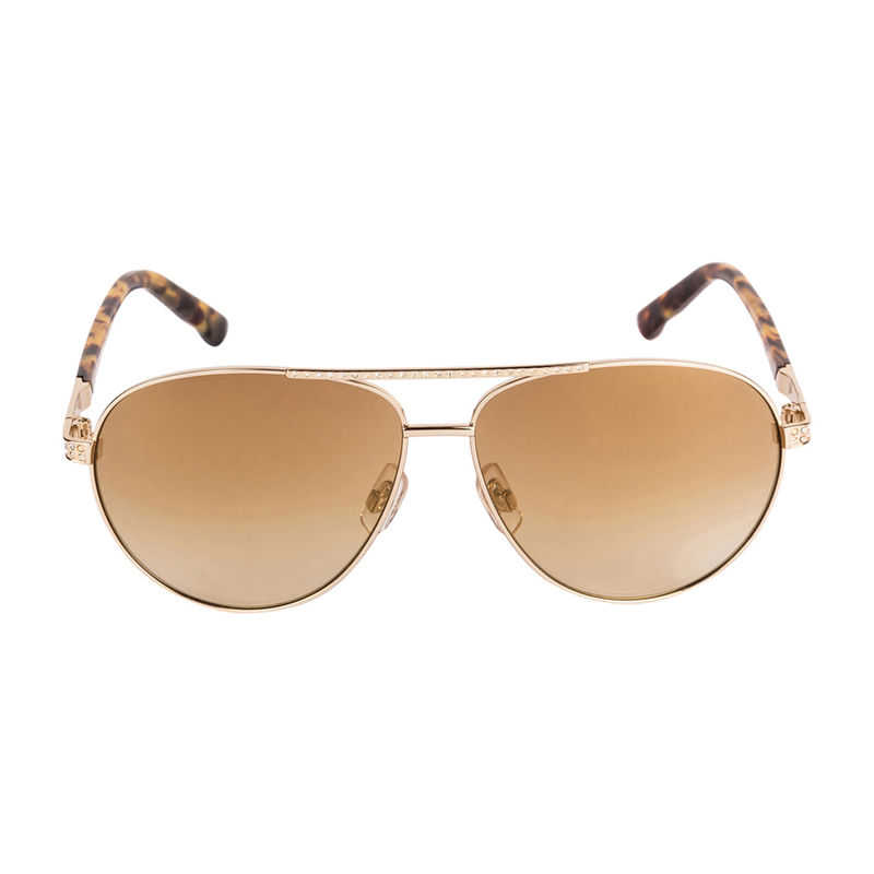 Swarovski Sunglasses Aviator With Gold Lens For Women: Buy ...
