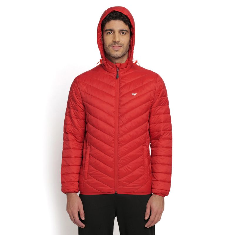 Buy Wildcraft Men Nylon Solid Plain JacketRed Online