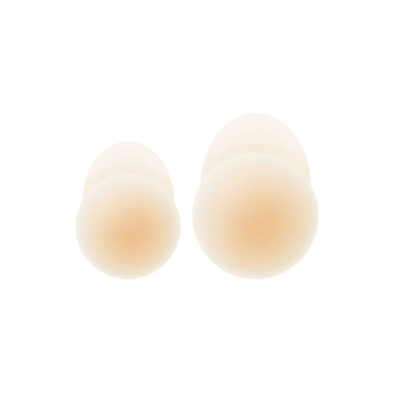 NOOD No-Show Extra Lift Adhesive Nipple Covers Buff Reusable 50+ Times Waterproof