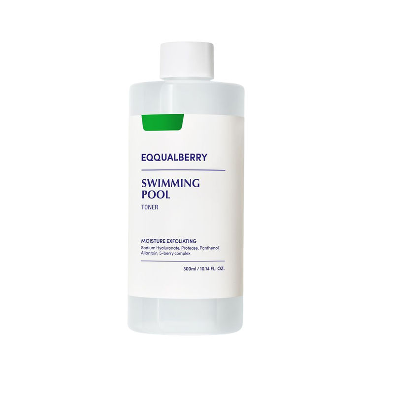 Eqqualberry Swimming Pool Toner 5 Berry Complex & Hyaluronic Acid,Pore Refining & Gentle Exfoliation