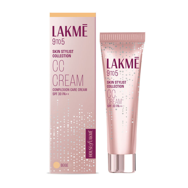 Lakme 9 To 5 CC Cream With SPF 30 PA++ And 3% Niacinamide Tinted Moisturizer To Conceal Dark Spots