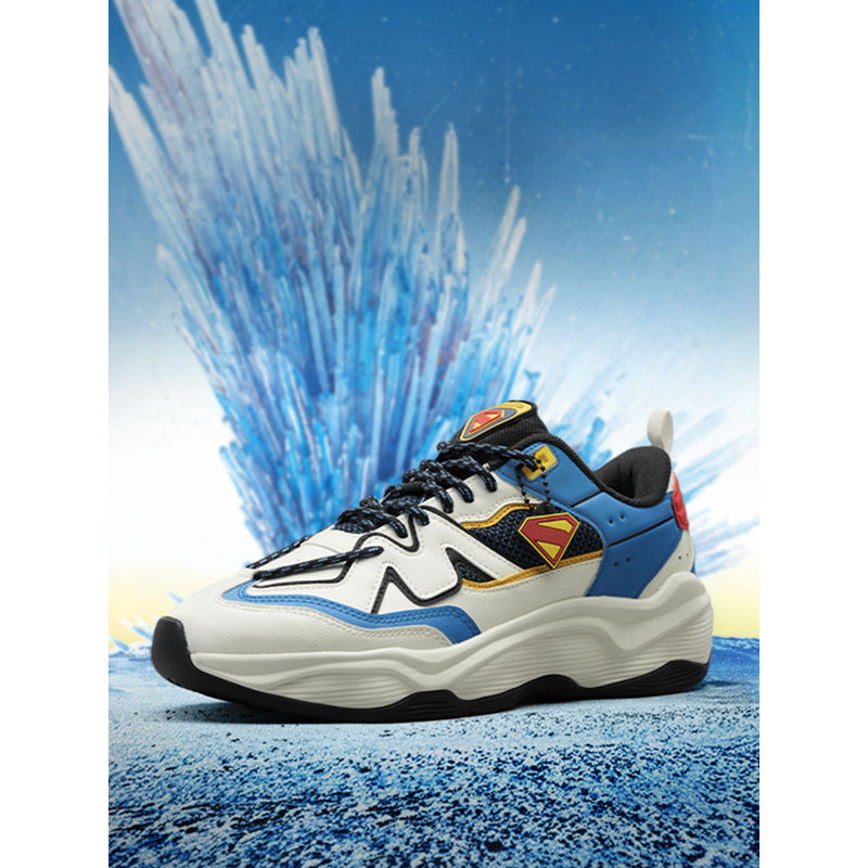 The Souled Store Official Superman: Son of Krypton Men Multi-Color Low Top Sneakers (UK 7)