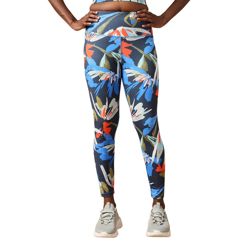 Silvertraq Multi-Color Ath Track 7/8 Leggings Euphora Print (XS)