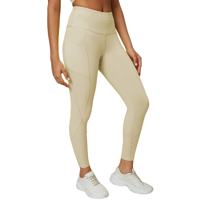 Silvertraq Beige Aura Leggings Ecru (XS)