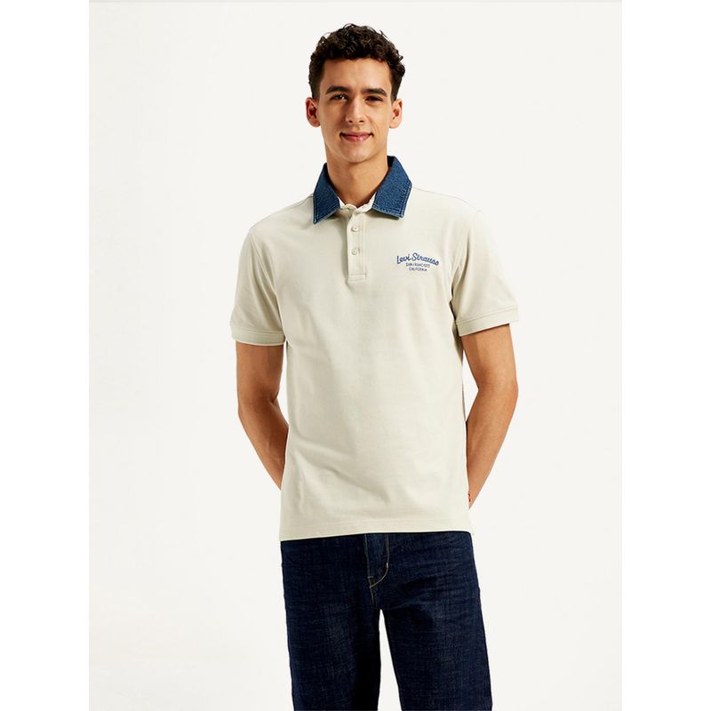 Levi's Mens Typographic Print Slim Fit Polo T-Shirt (XL)