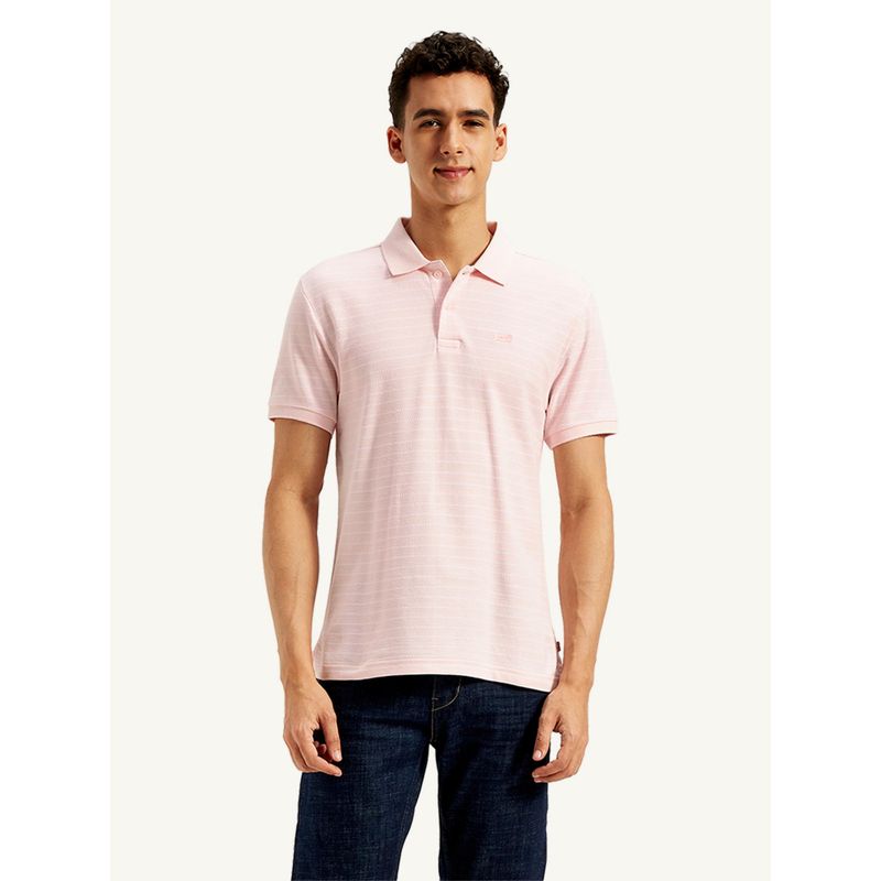 Levi's Mens Pin Stripes Slim Fit Polo T-Shirt (L)