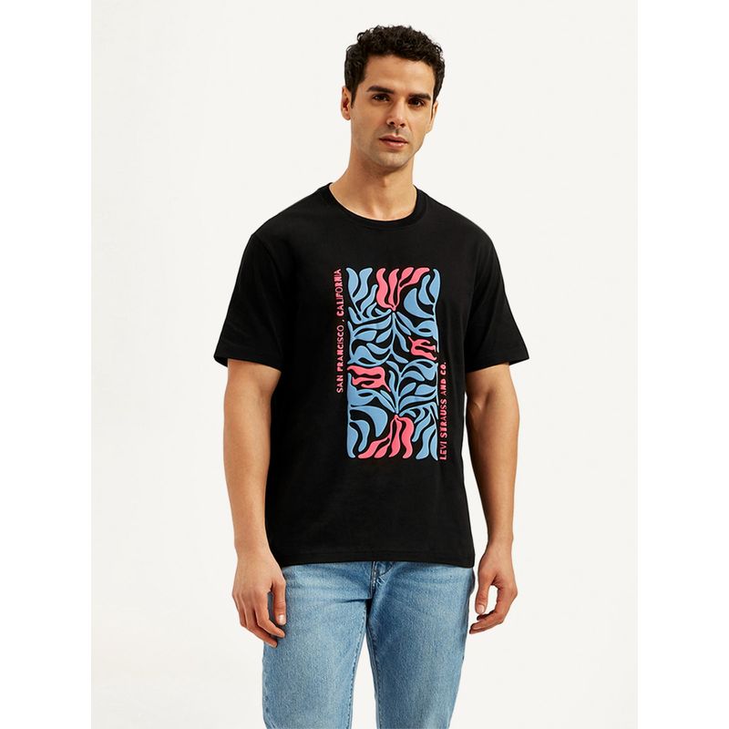 Levi's Mens Graphic Print Crew Neck T-Shirt (L)