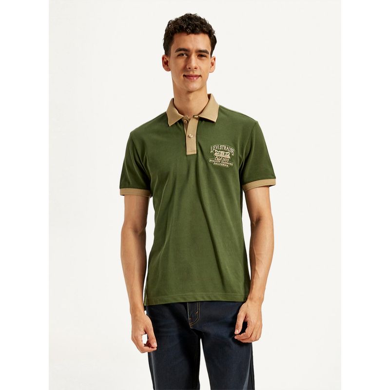 Levi's Mens Patchwork Slim Fit Polo T-Shirt (M)