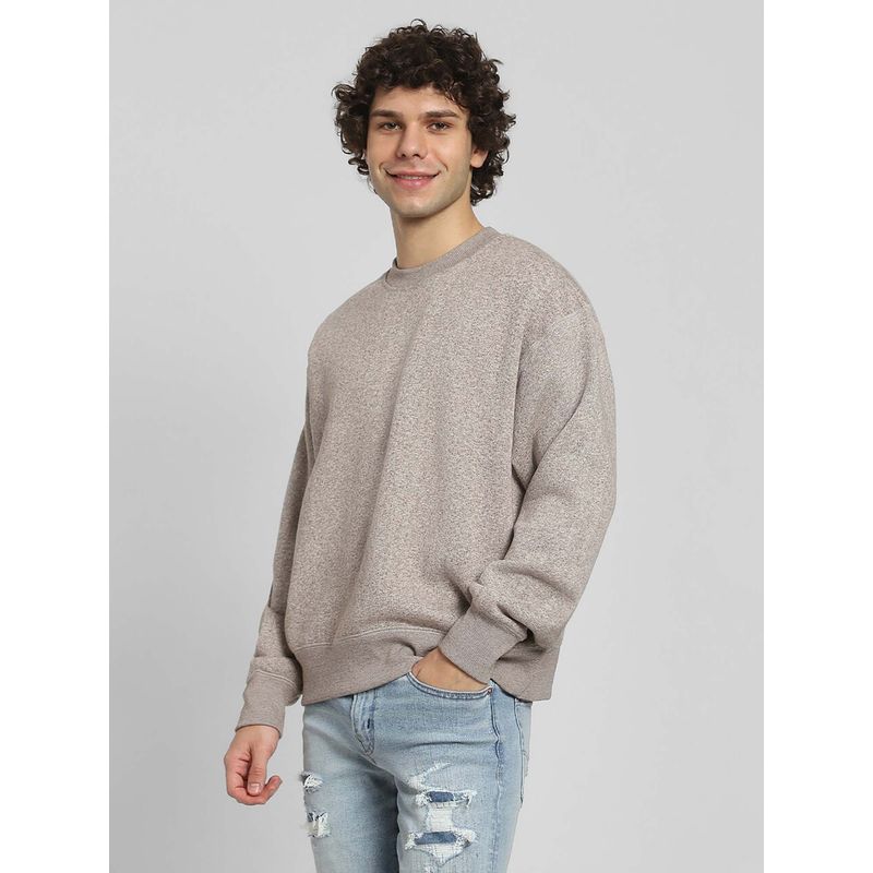 Beige Crewneck Sweatshirt