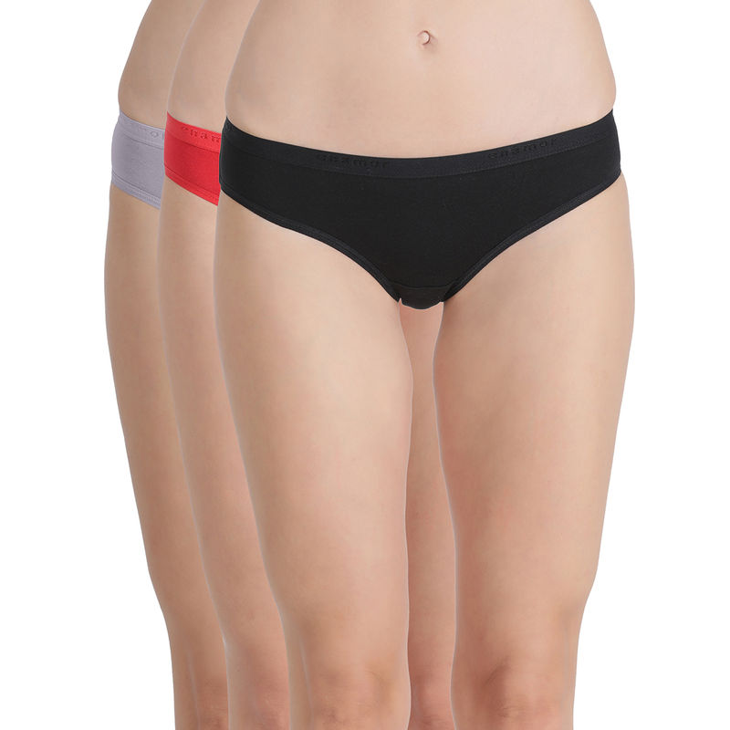 Enamor CR01 Low Waist Bikini Cotton Panty - Multi-Color (M)