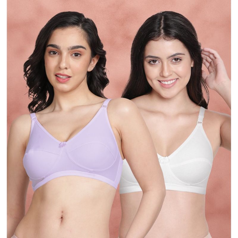 Shyaway Susie BY Shyaway Wirefree Seamed Everyday Bras (Pack of 2) (32B)