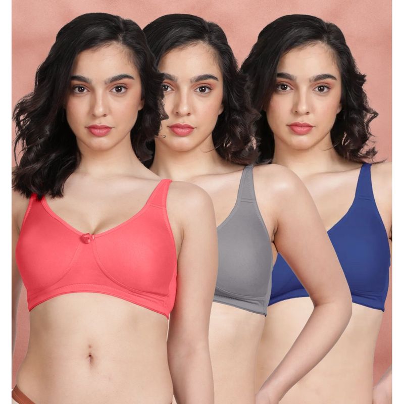 Shyaway Susie BY Shyaway Moulded Wirefree Everyday Bras (Pack of 3) (32C)
