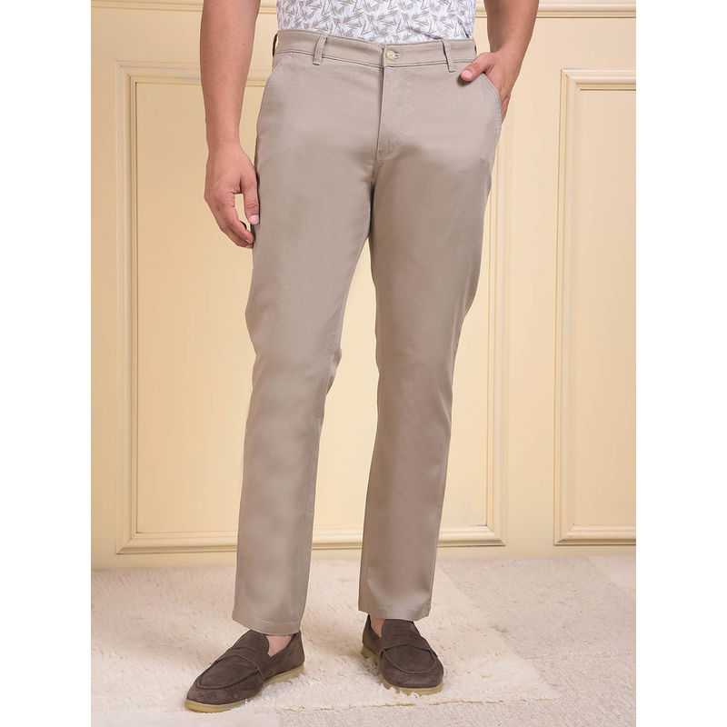 CRIMSOUNE CLUB Men's Beige Trousers (28)