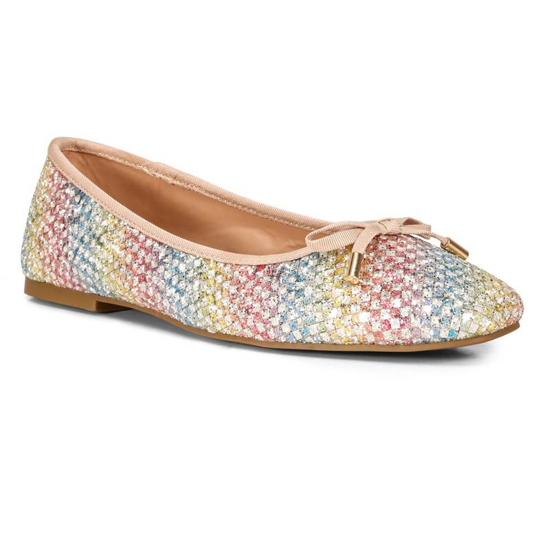 London Rag Felicity Buy London Rag Multi Harriet Glitter Flat Ballerina Online