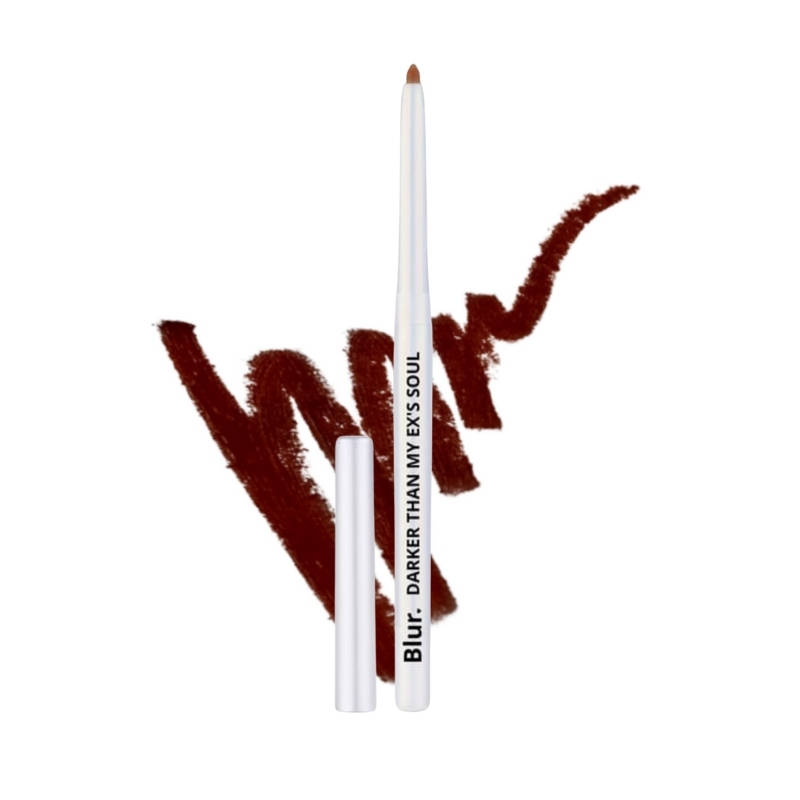 BLUR INDIA Darker Than My Ex'S Soul Kajal & Lipliner - Brown