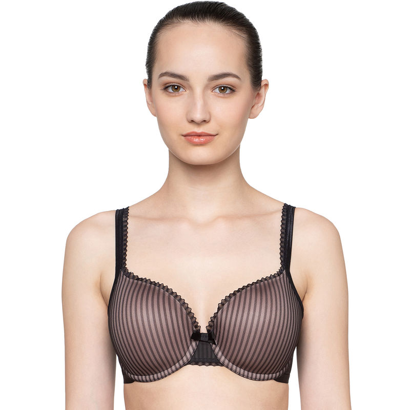 Triumph Beauty-Full Idol Wired Padded Full Coverage Comfort Big-Cup Bra - Black (38C)