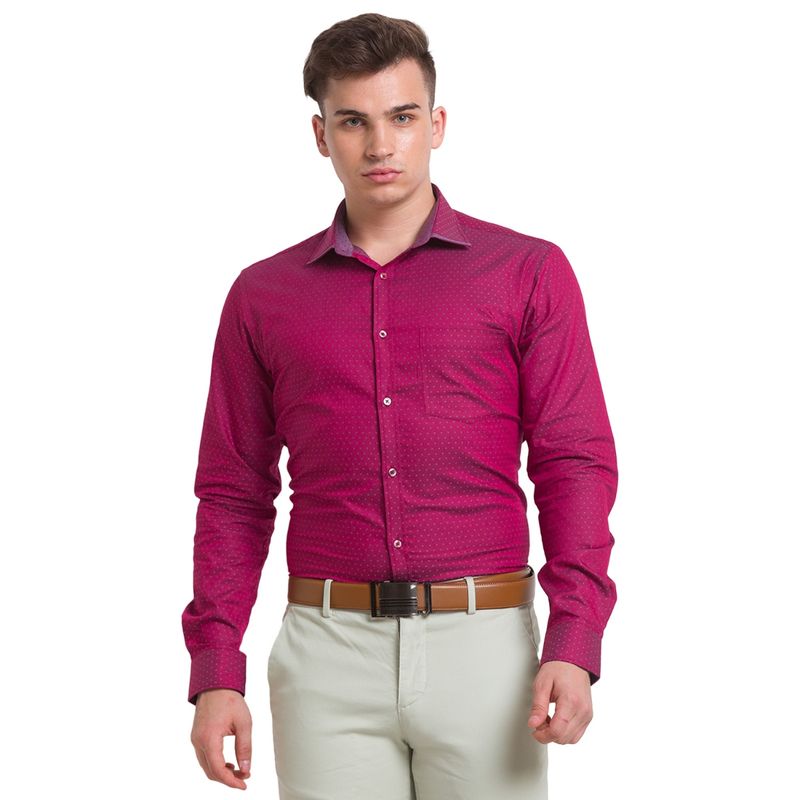 Park Avenue Dark Red Shirt (39)