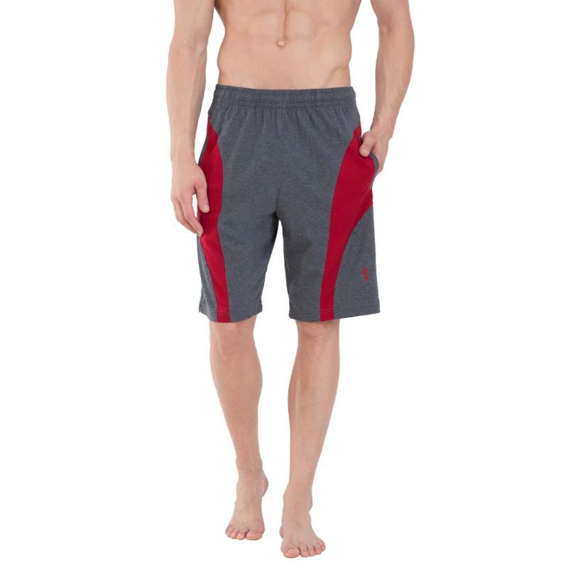 Jockey Man Melange Knit Sport Shorts - Style Number- 9411 - Grey (S)