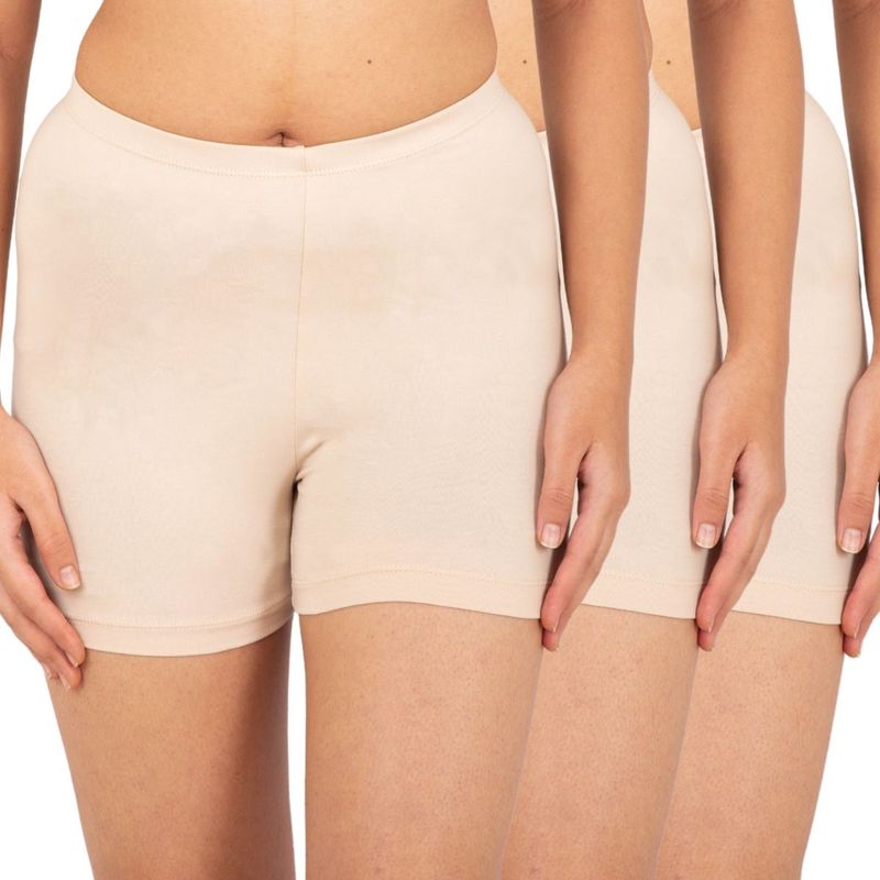 Adira Pack Of 3 Underdress Shorts - Nude (XS)