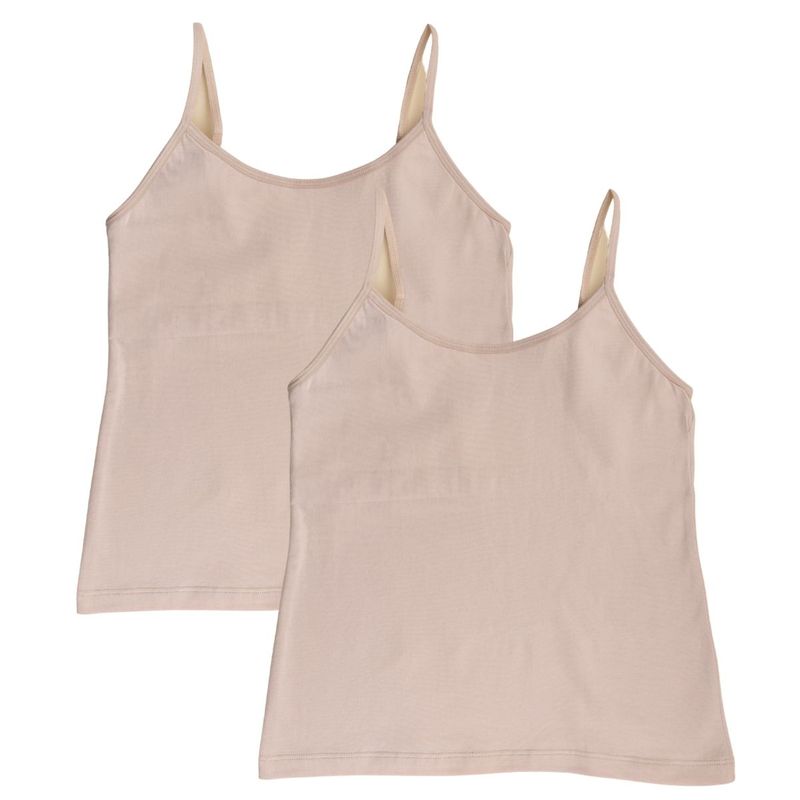Adira Pack Of 2 Starter Camisole - Padded - Nude (L)