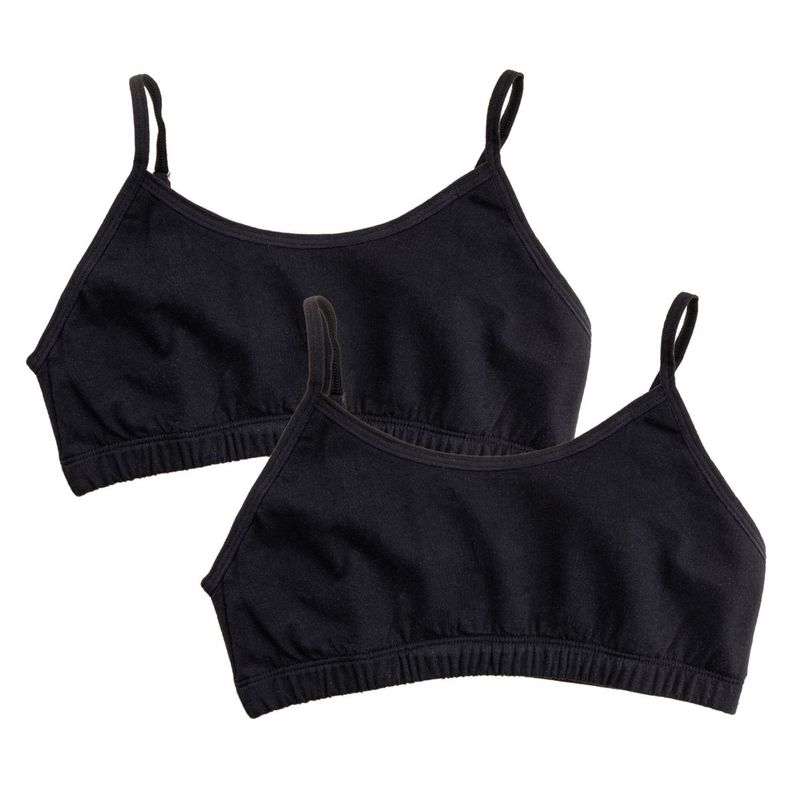 Adira Pack Of 2 Starter Bras - Padded - Black (L)