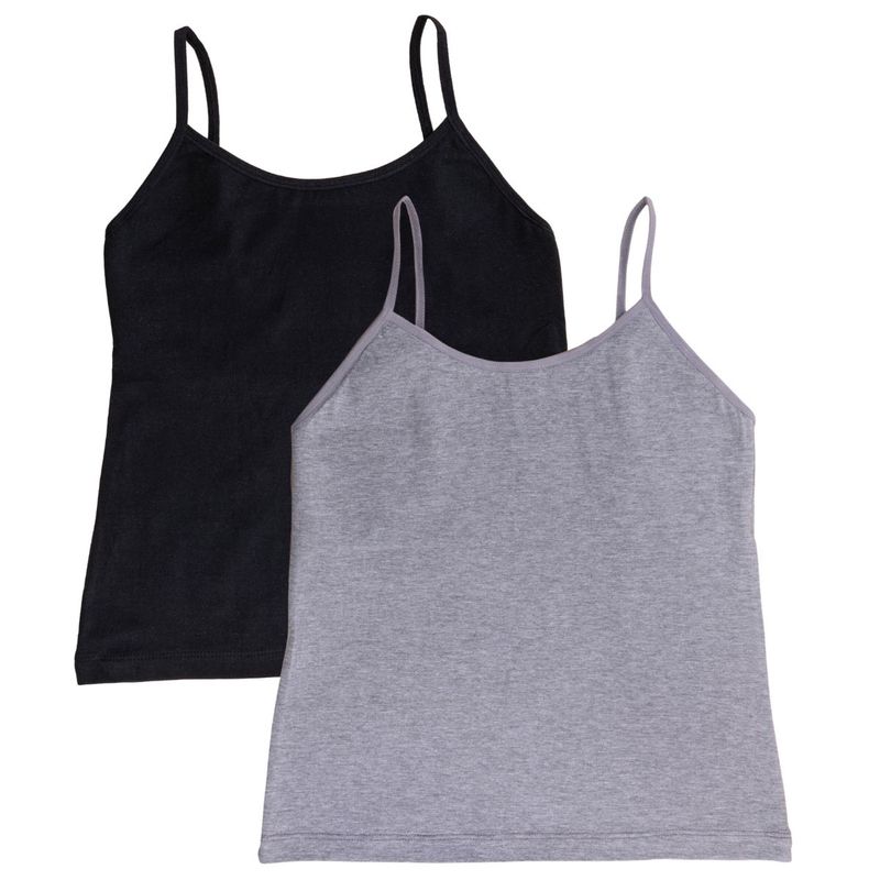 Adira Pack Of 2 Starter Camisole - Padded - Multi-Color (L)