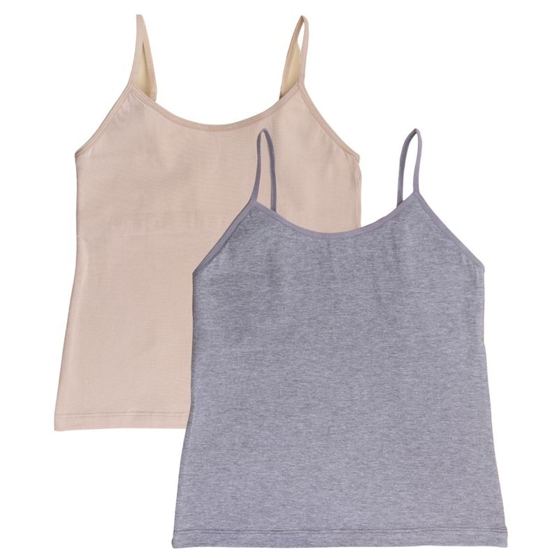 Adira Pack Of 2 Starter Camisole - Padded - Multi-Color (XS)
