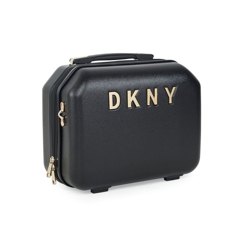 Buy DKNY ALLORE Black Color ABS Material Hard Medium Size Beauty Case Online