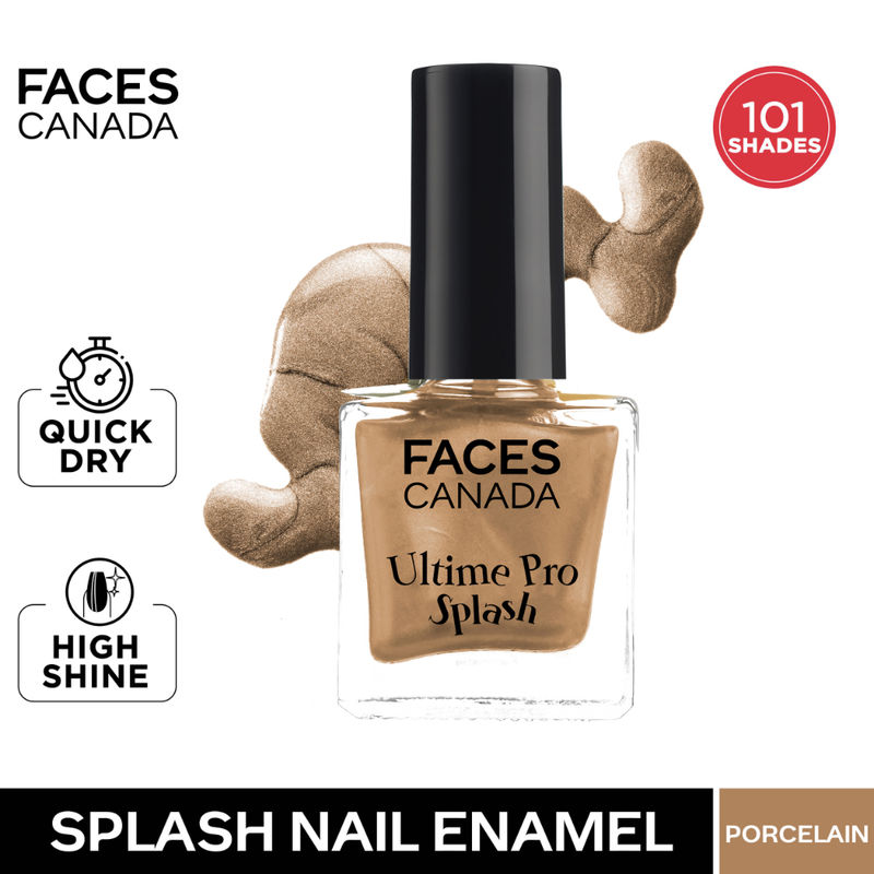 Faces Canada Splash Nail Enamel - Porcelain 144