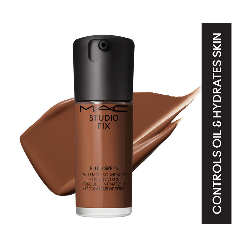M.A.C Studio Fix Fluid SPF 15 Soft Matte Foundation With Hyaluronic Acid - NW44