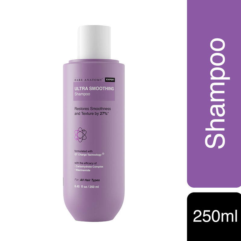 Bare Anatomy EXPERT Ultra Smoothening Shampoo For Smooth & Shiny Hair With  Niacinamide: Buy Bare Anatomy EXPERT Ultra Smoothening Shampoo For Smooth &  Shiny Hair With Niacinamide Online at Best Price in