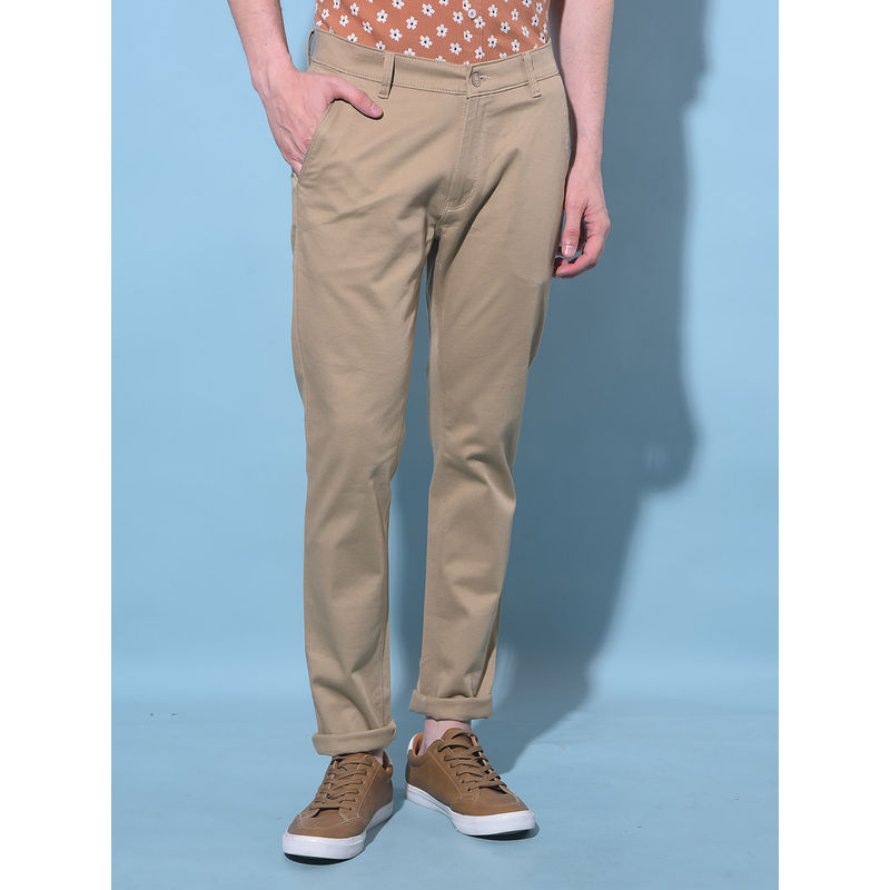 CRIMSOUNE CLUB Mens Beige Chinos Trousers (30)