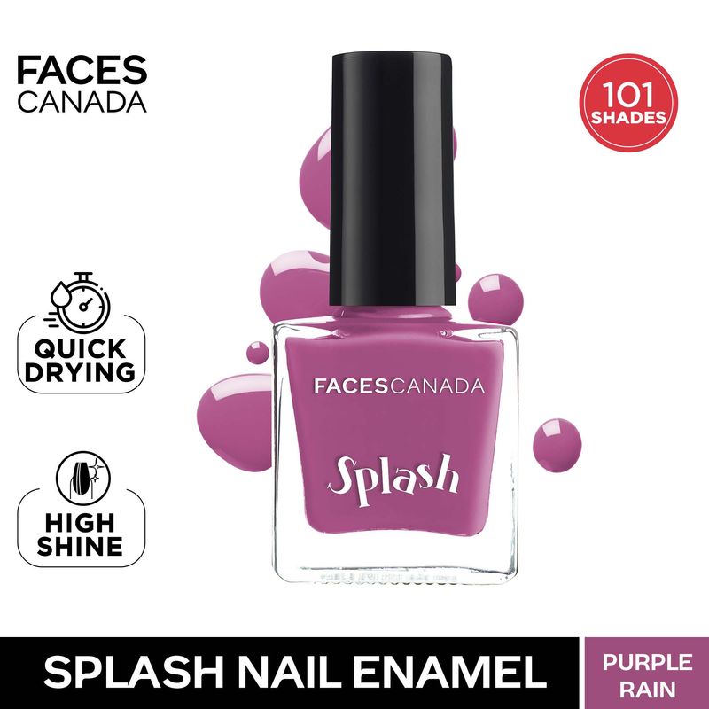 Faces Canada Splash Nail Enamel - Purple Rain 19