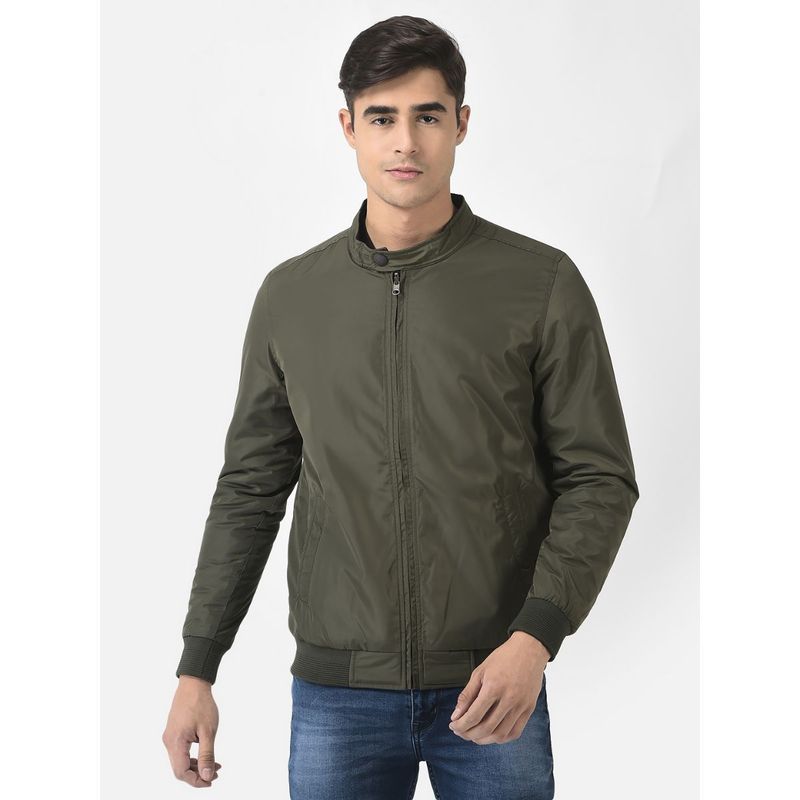 CRIMSOUNE CLUB Men Reversible Bomber Jacket In Polyester (XL)