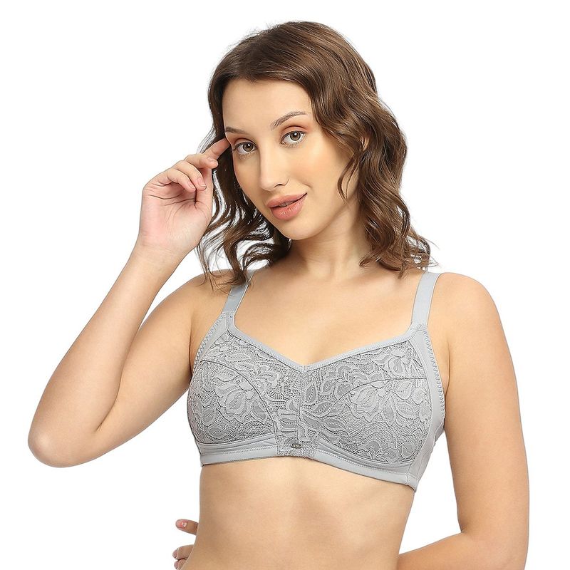 SOIE Women Full Coverage Non Padded Non-Wired Bra (34D)